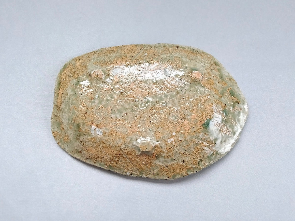 ビードロ木の葉皿【君波延昌】