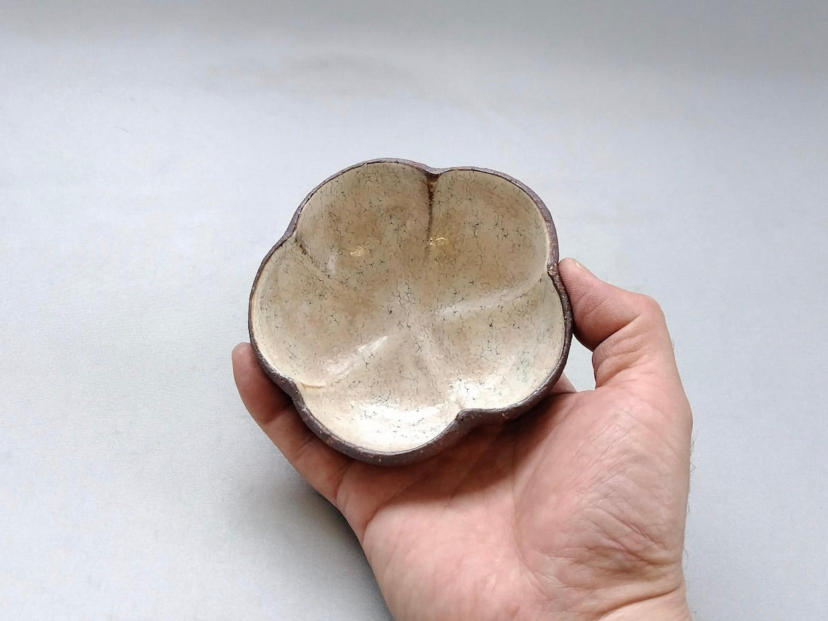 粉引輪花5皿【中川幹世】