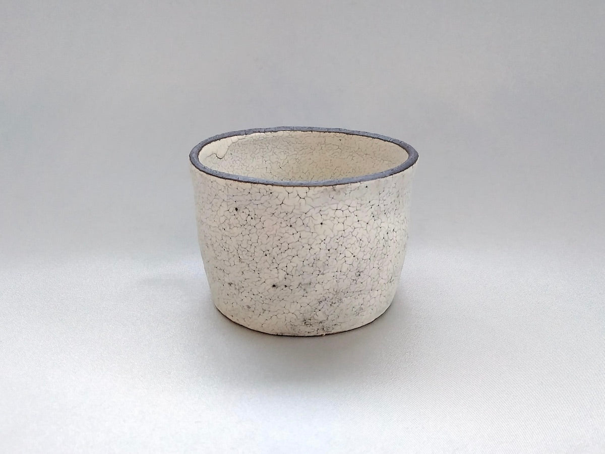 粉引そば猪口【中川幹世】