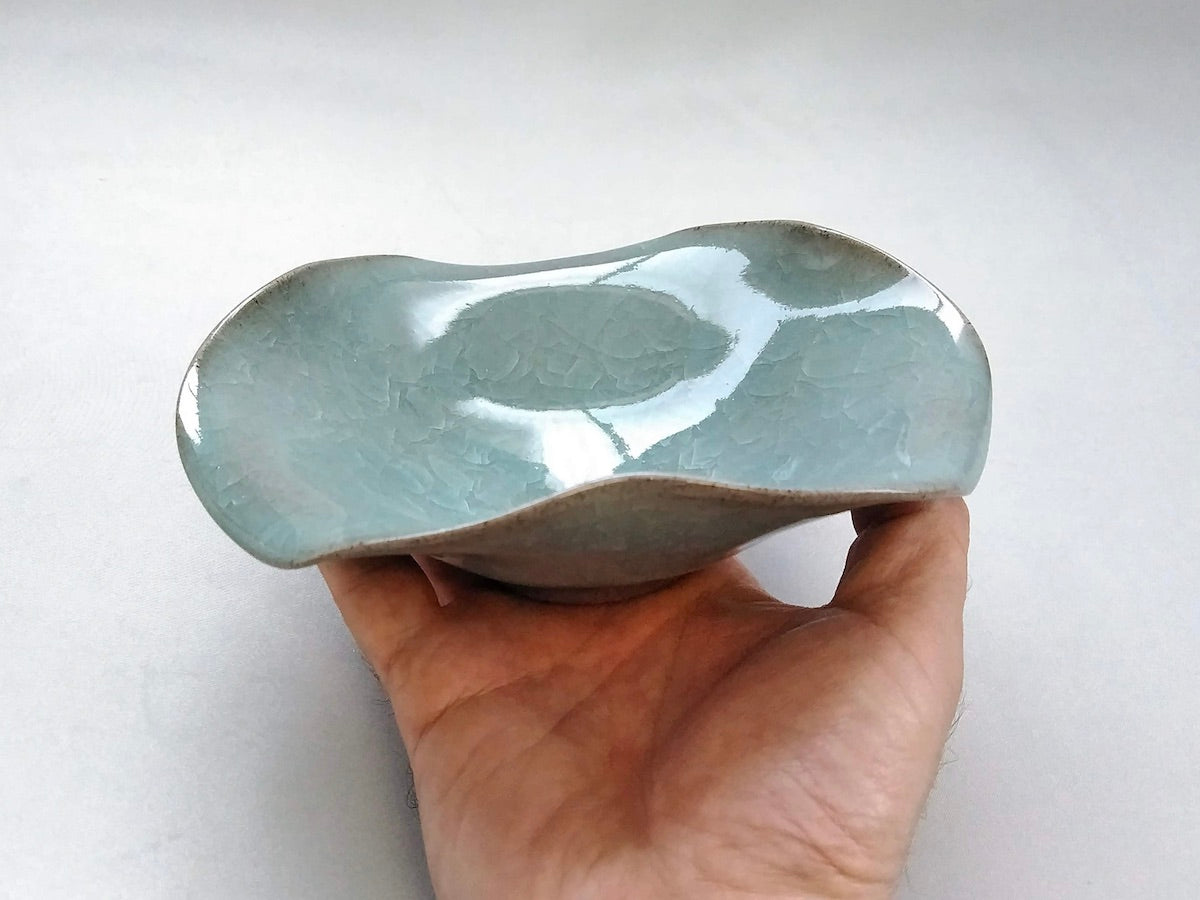 青瓷三葉鉢【木山拓】