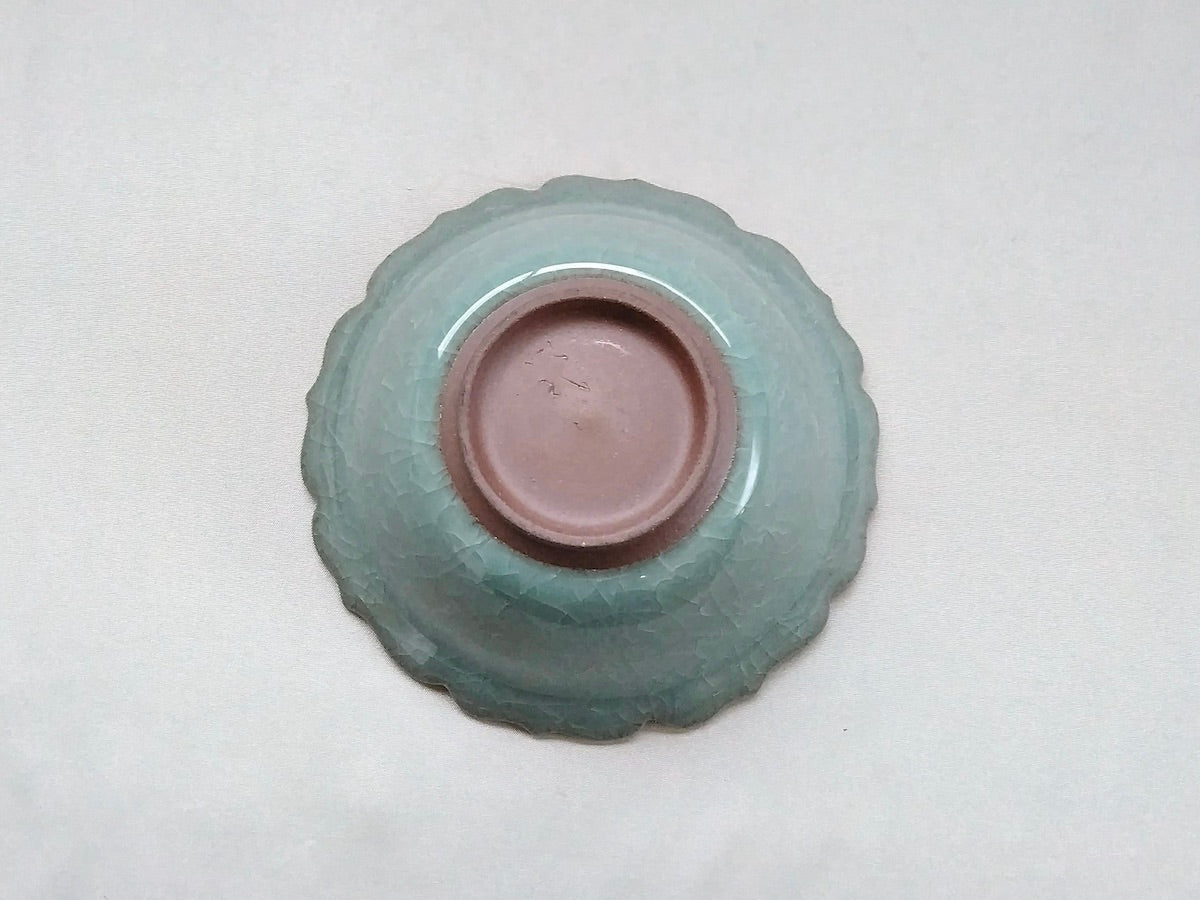 青瓷輪花深鉢【木山拓】