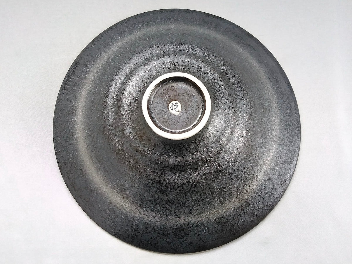 晶銀帯反9寸鉢【陶悦窯】