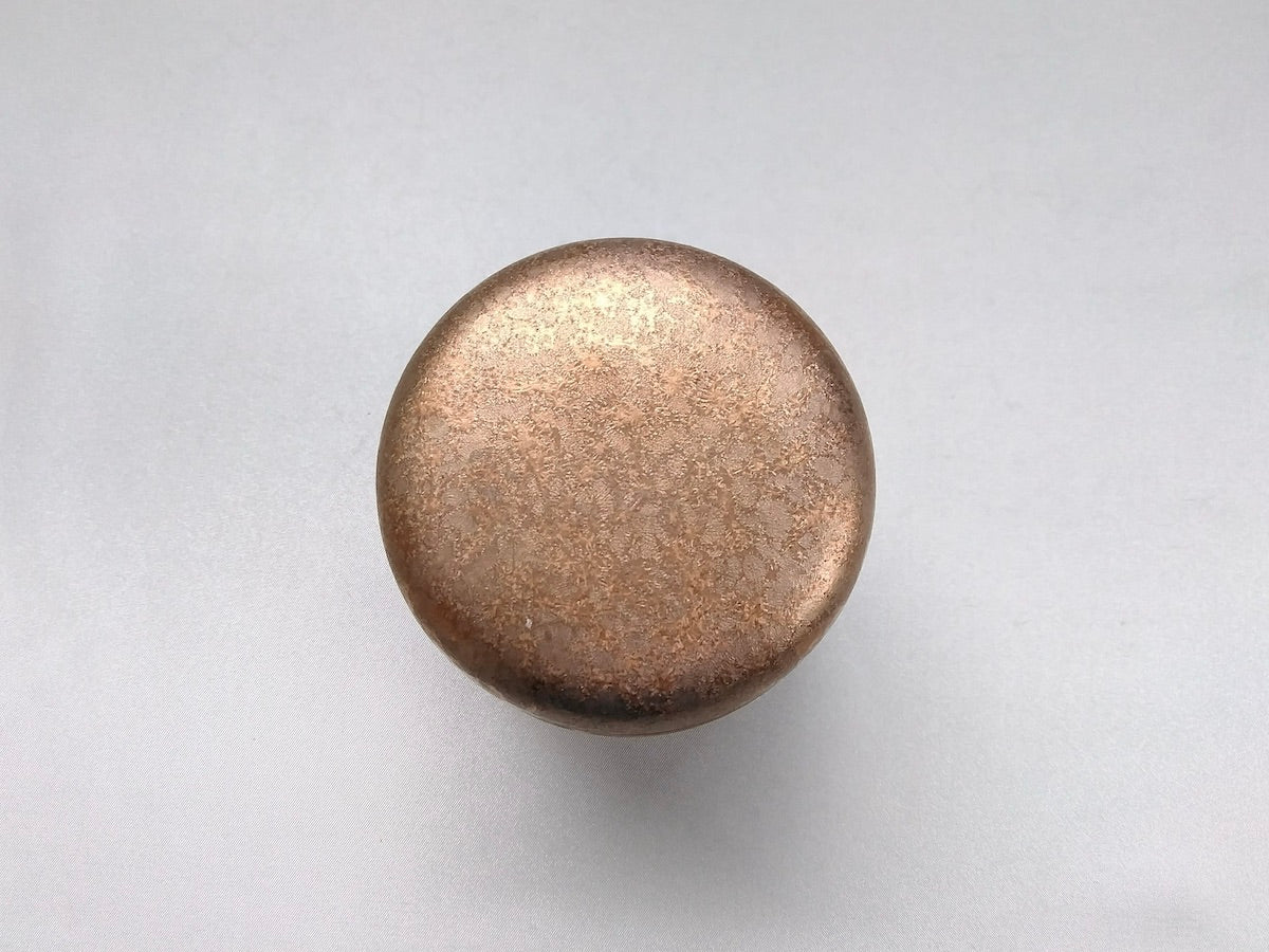 黒晶銅塗り夏目蒸し碗【陶悦窯】