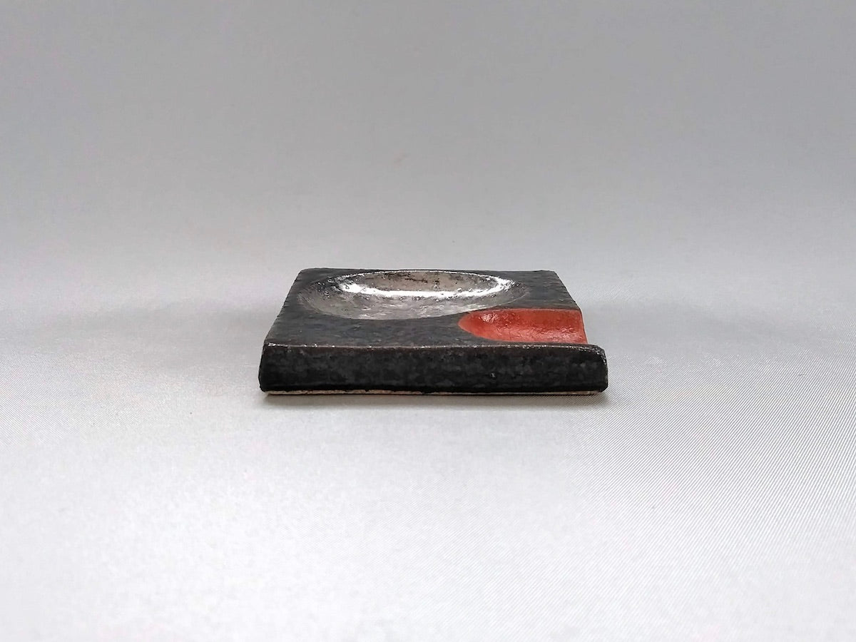 白金彩箸置き朱【山本文雅】