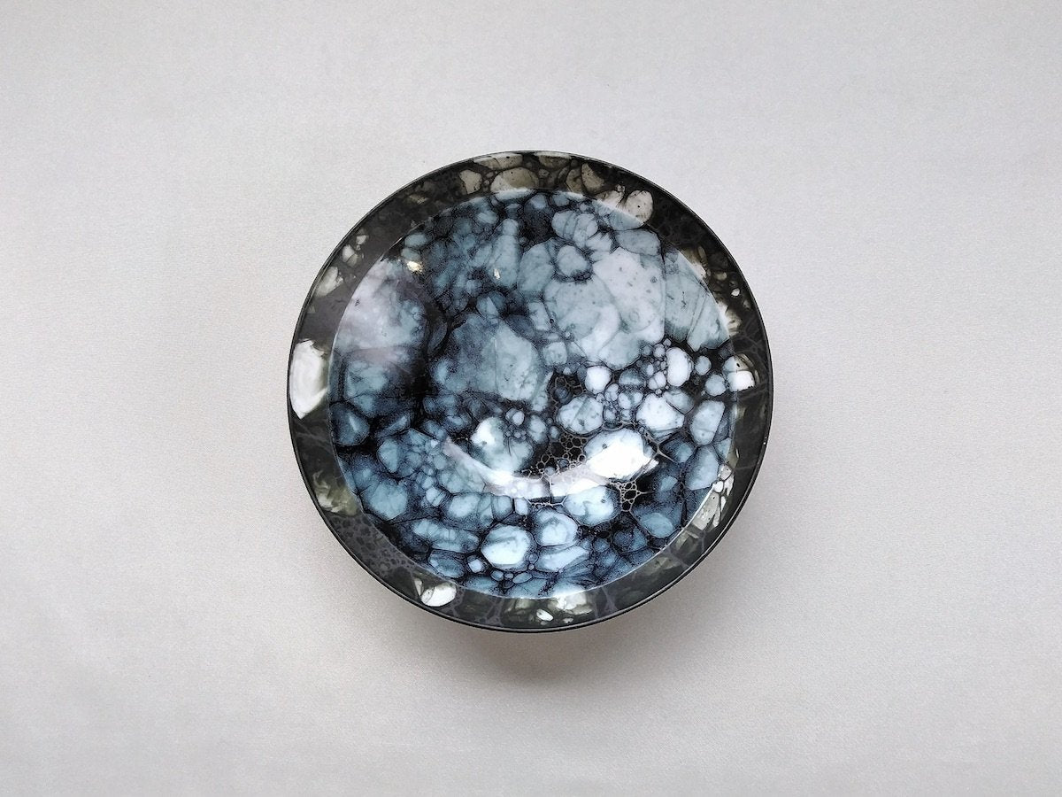 泡デザートボウルBlack【やま平窯】