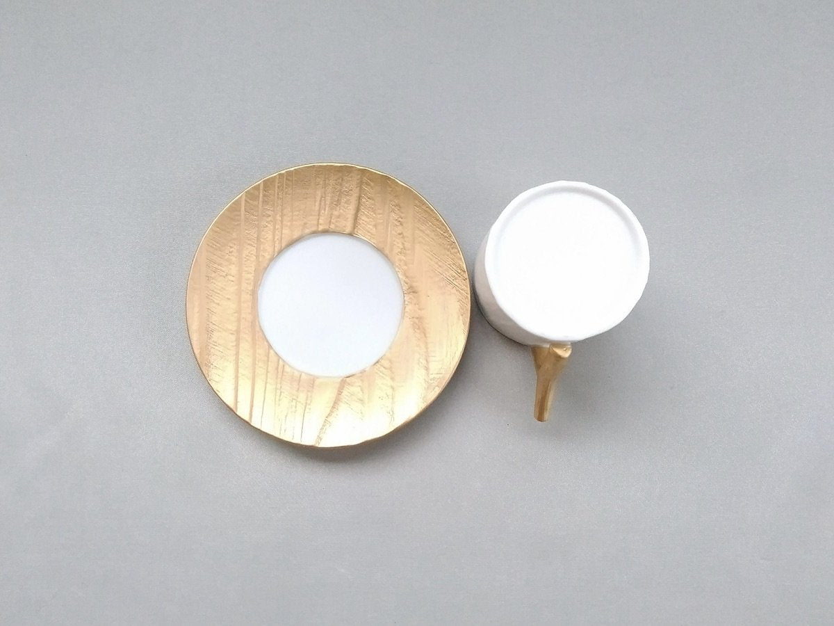 木目デミタスC/S Gold【やま平窯】