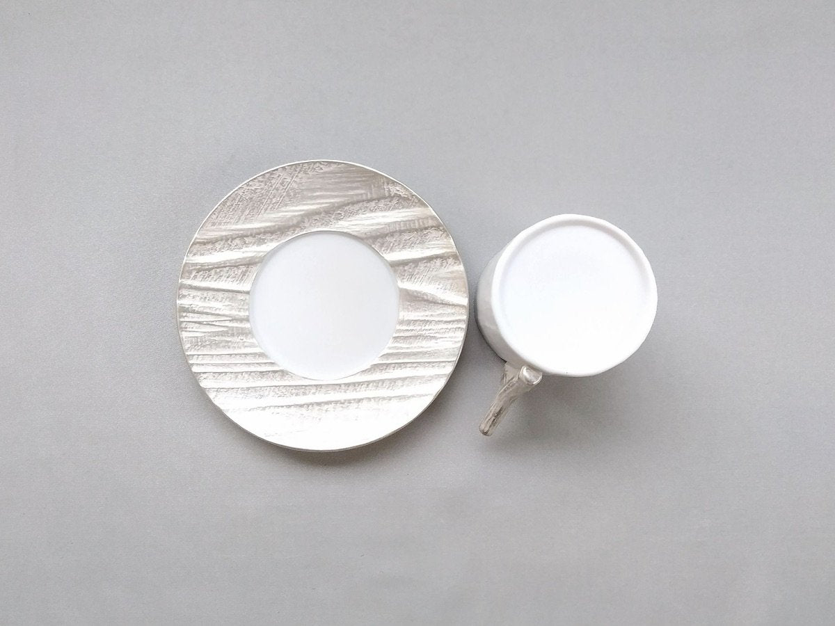 木目デミタスC/S Silver【やま平窯】