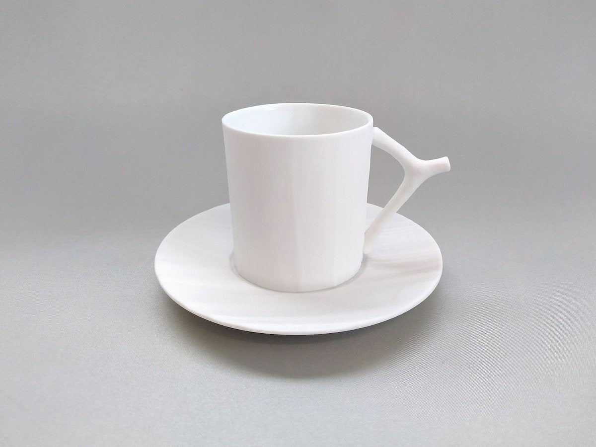 木目コーヒーC/S White【やま平窯】