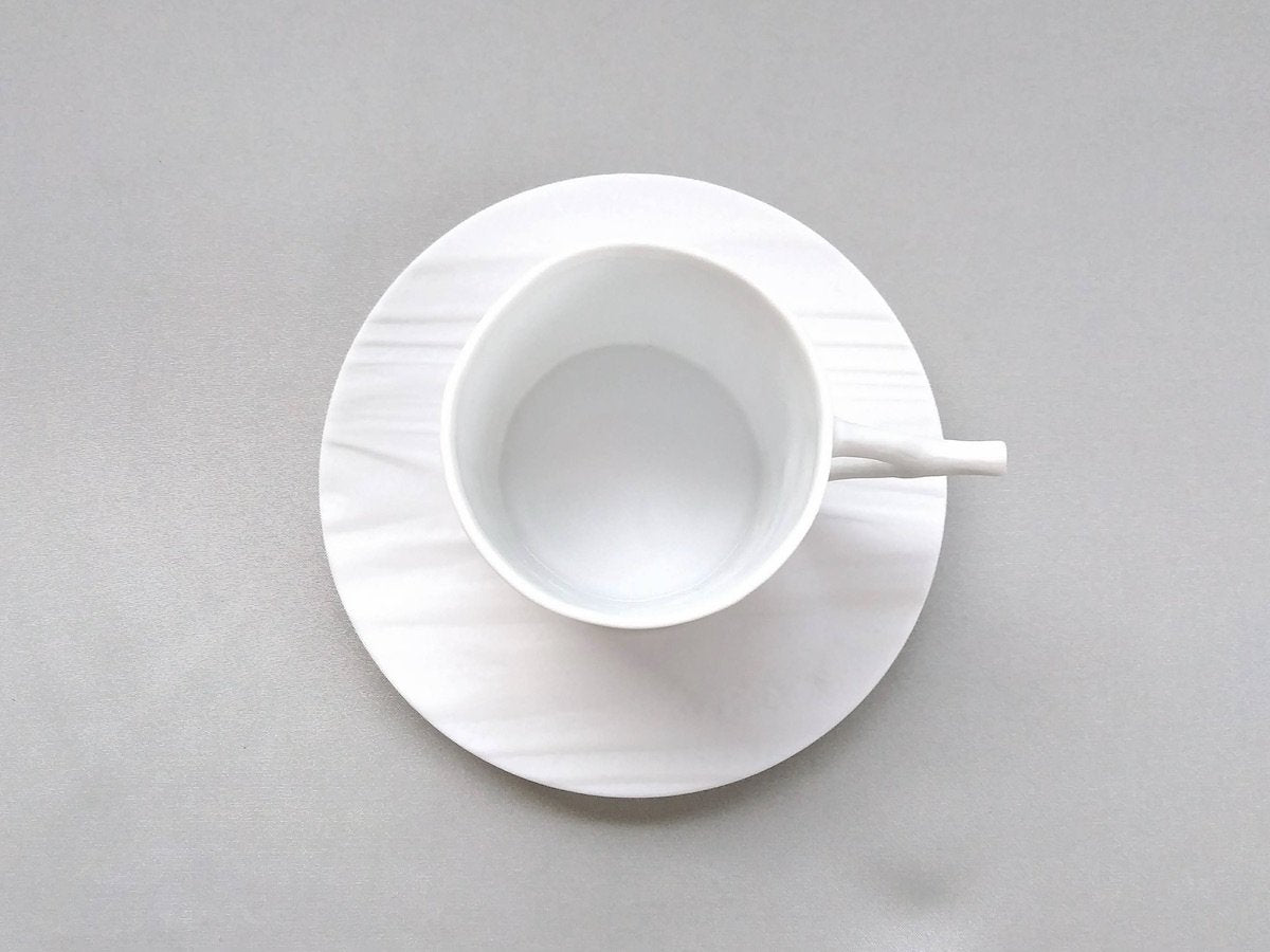 木目コーヒーC/S White【やま平窯】