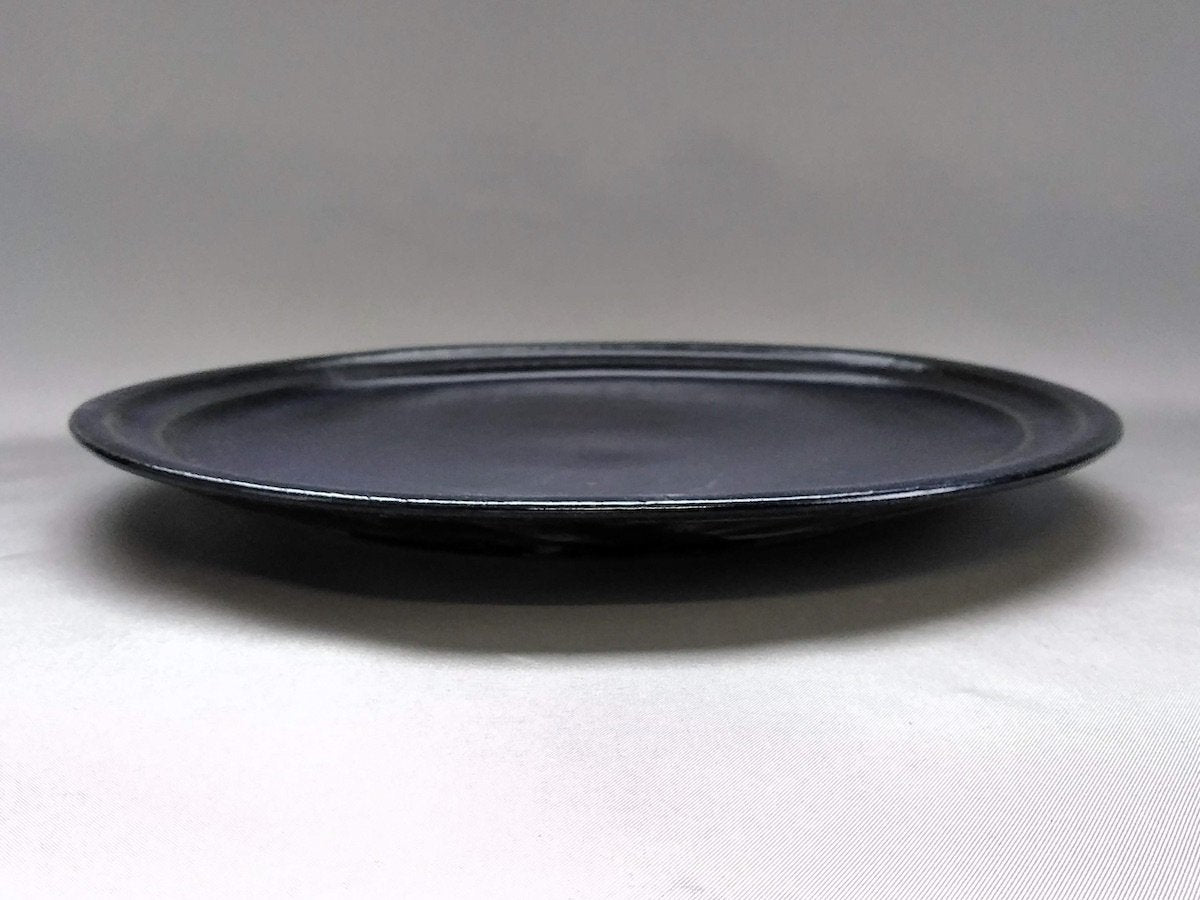 ルリ釉23cm皿【古谷製陶所】