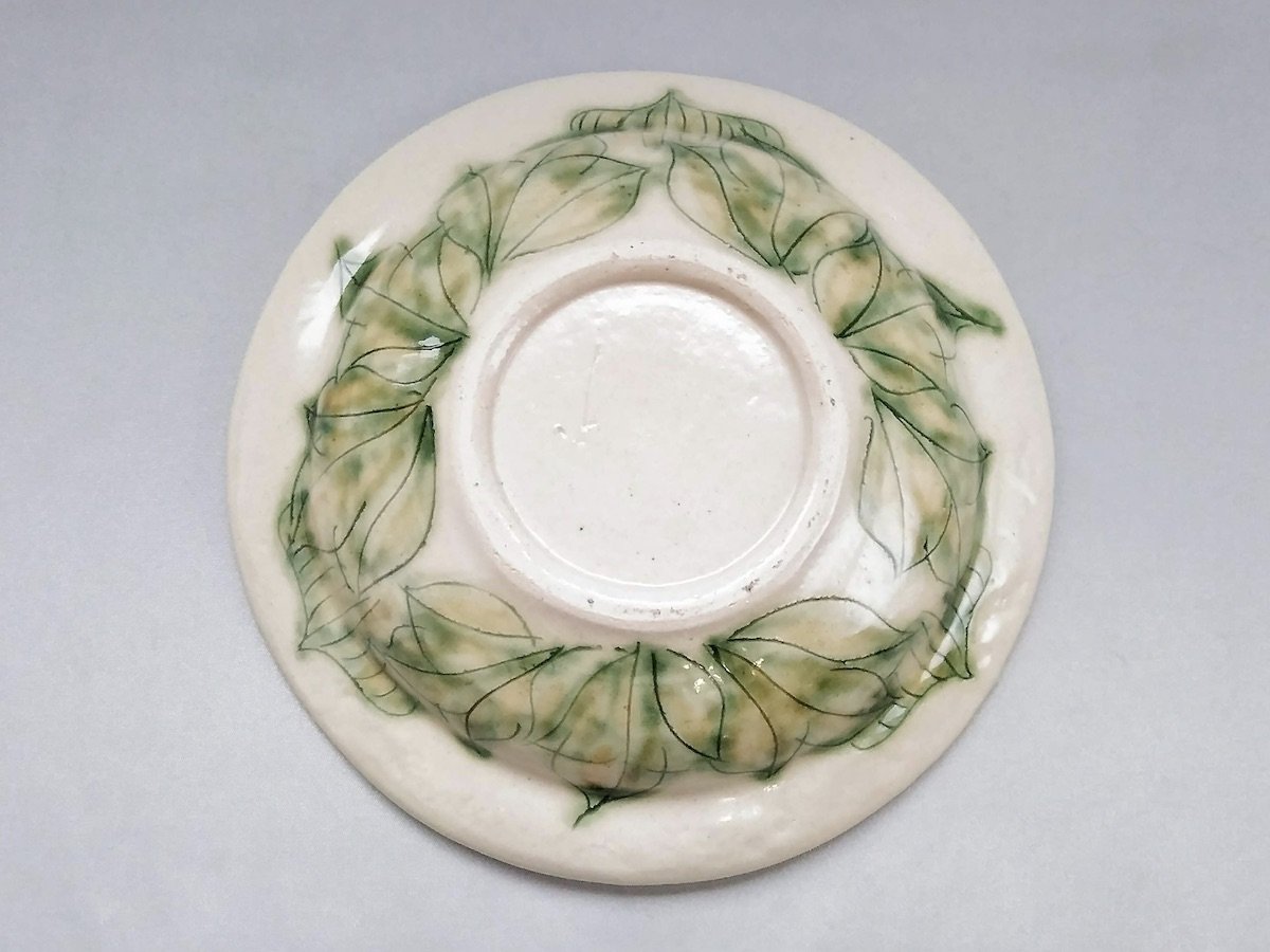 牡丹紋ゆらりリム深皿青【加藤芳平】