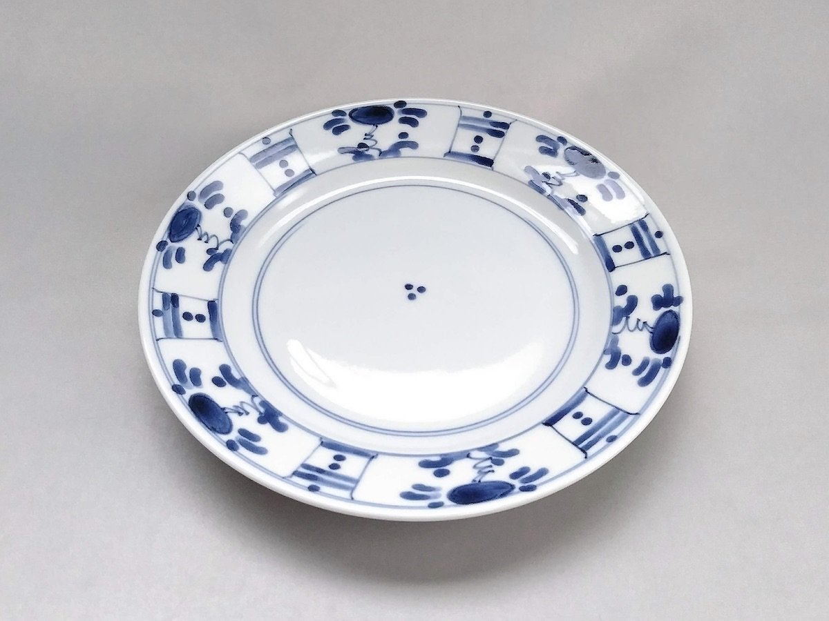 芙蓉手6寸リム皿【田森陶園】