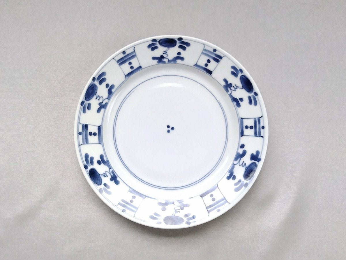 芙蓉手6寸リム皿【田森陶園】