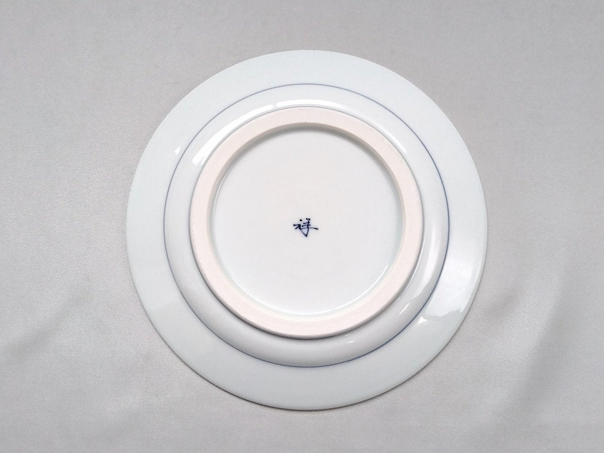 芙蓉手6寸リム皿【田森陶園】