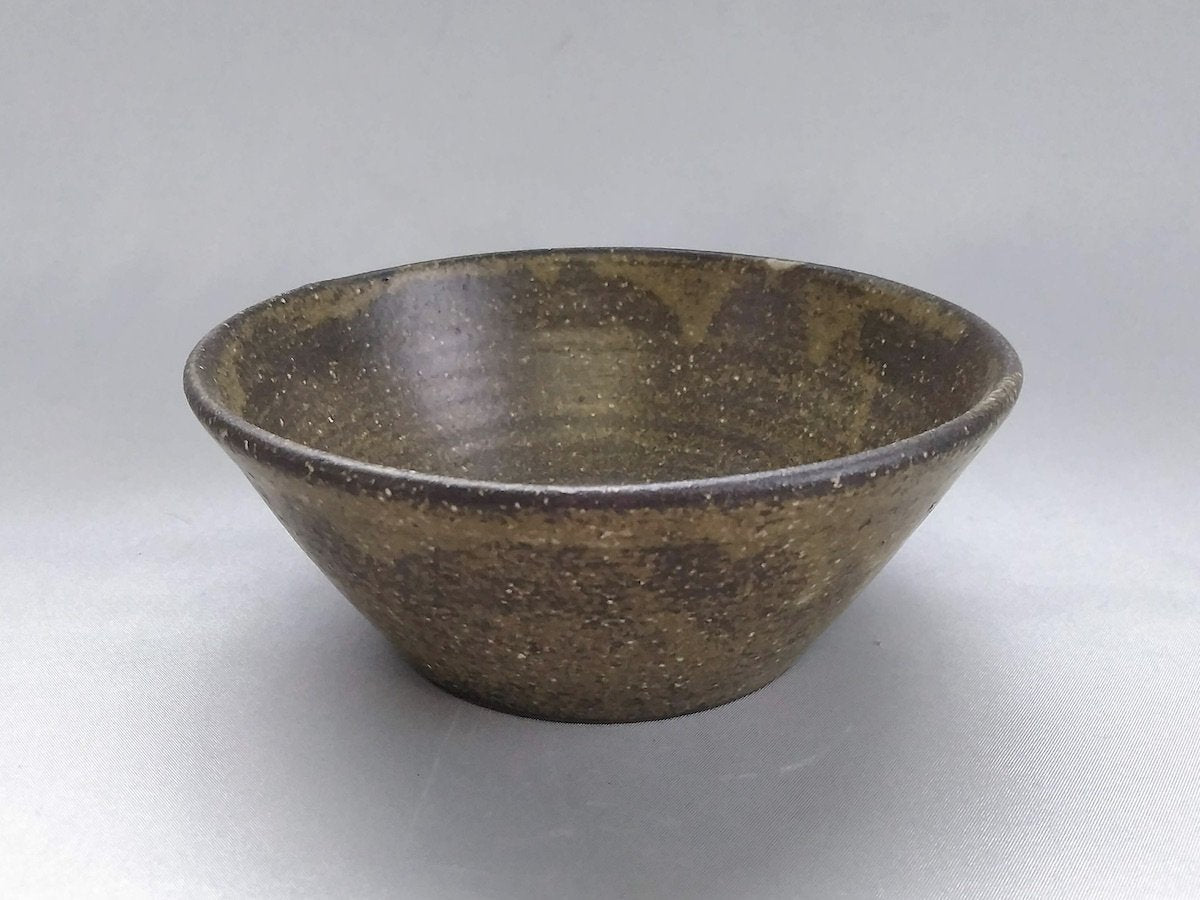 灰釉切立5寸鉢【大友辰雄】