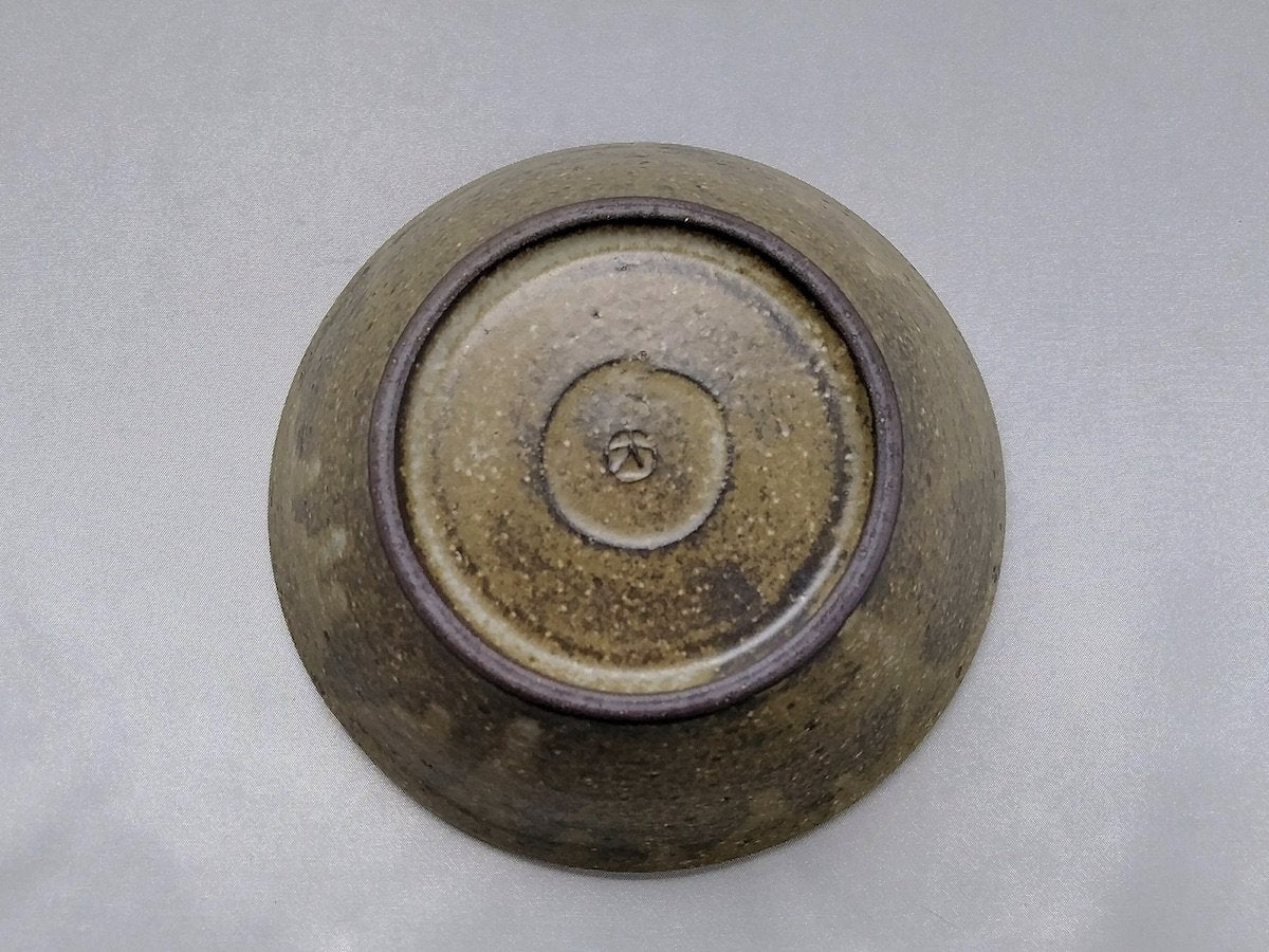 灰釉切立5寸鉢【大友辰雄】