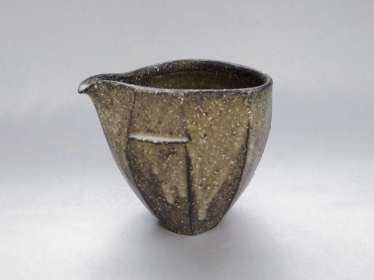 灰釉面取注器【大友辰雄】