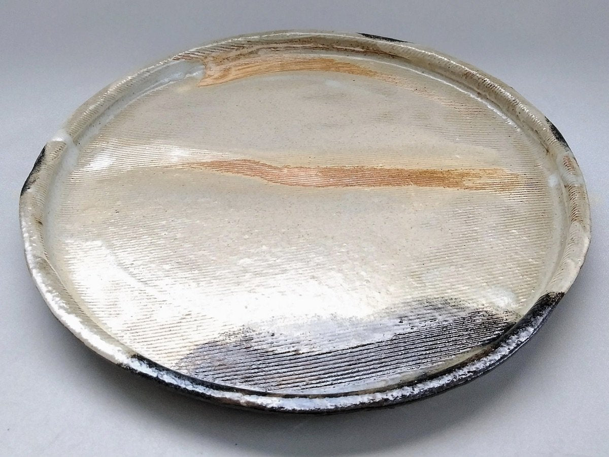 夕暮れ29cm丸皿【日下青作/麻里】