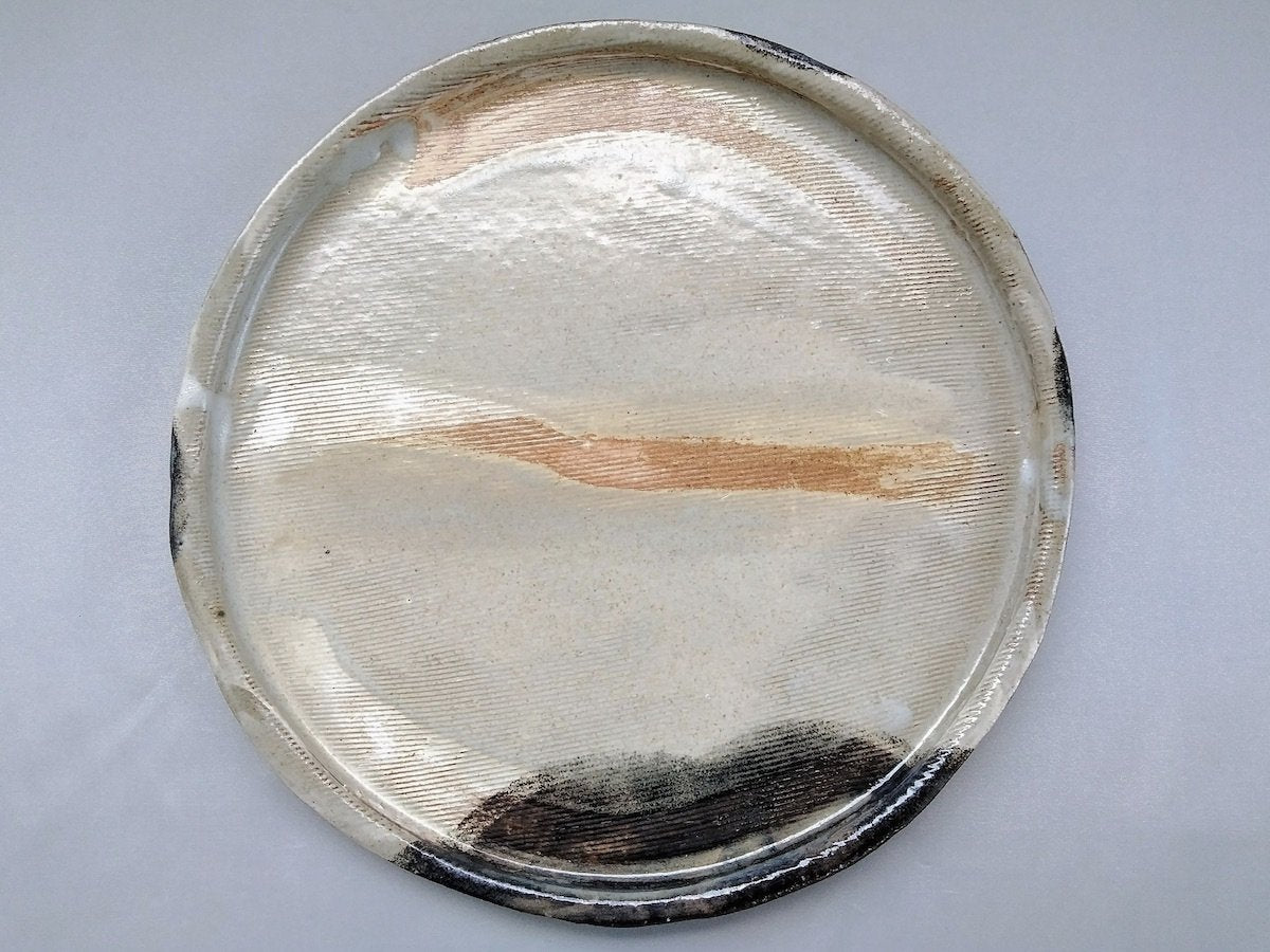 夕暮れ29cm丸皿【日下青作/麻里】