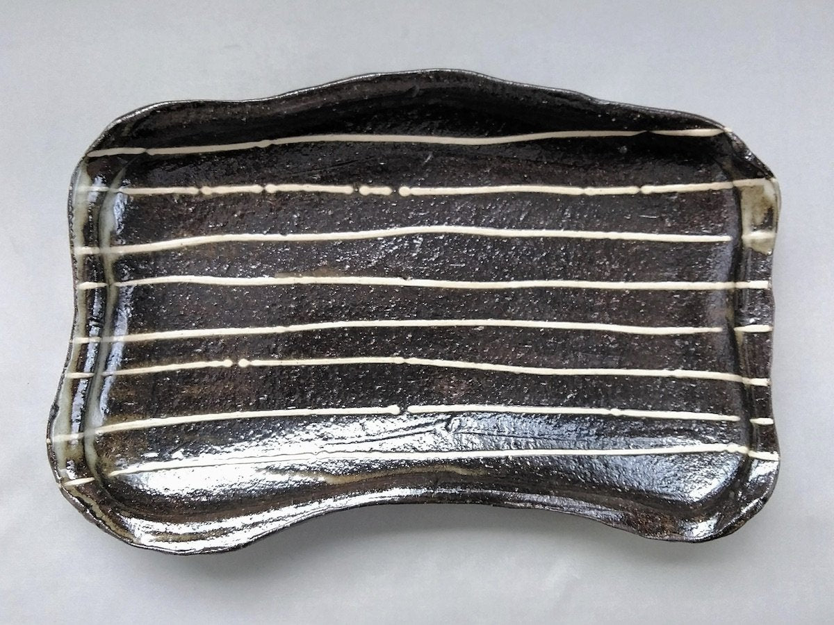 一珍長方皿 特大【日下青作/麻里】