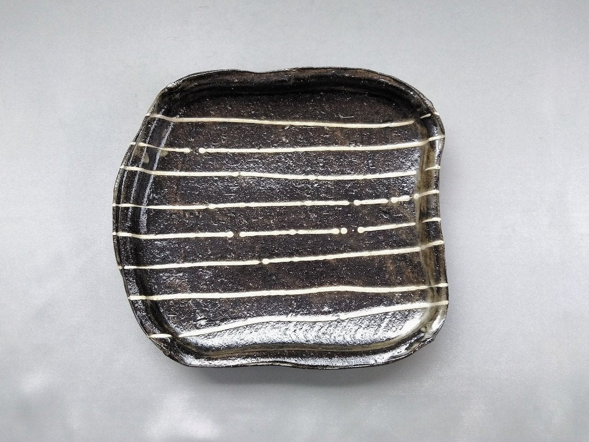 一珍四方鉢【日下青作/麻里】