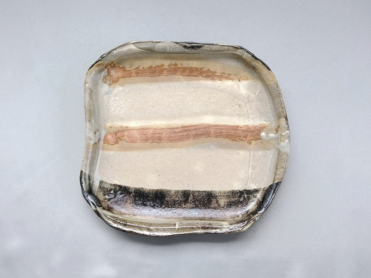 夕暮れ四方鉢【日下青作/麻里】