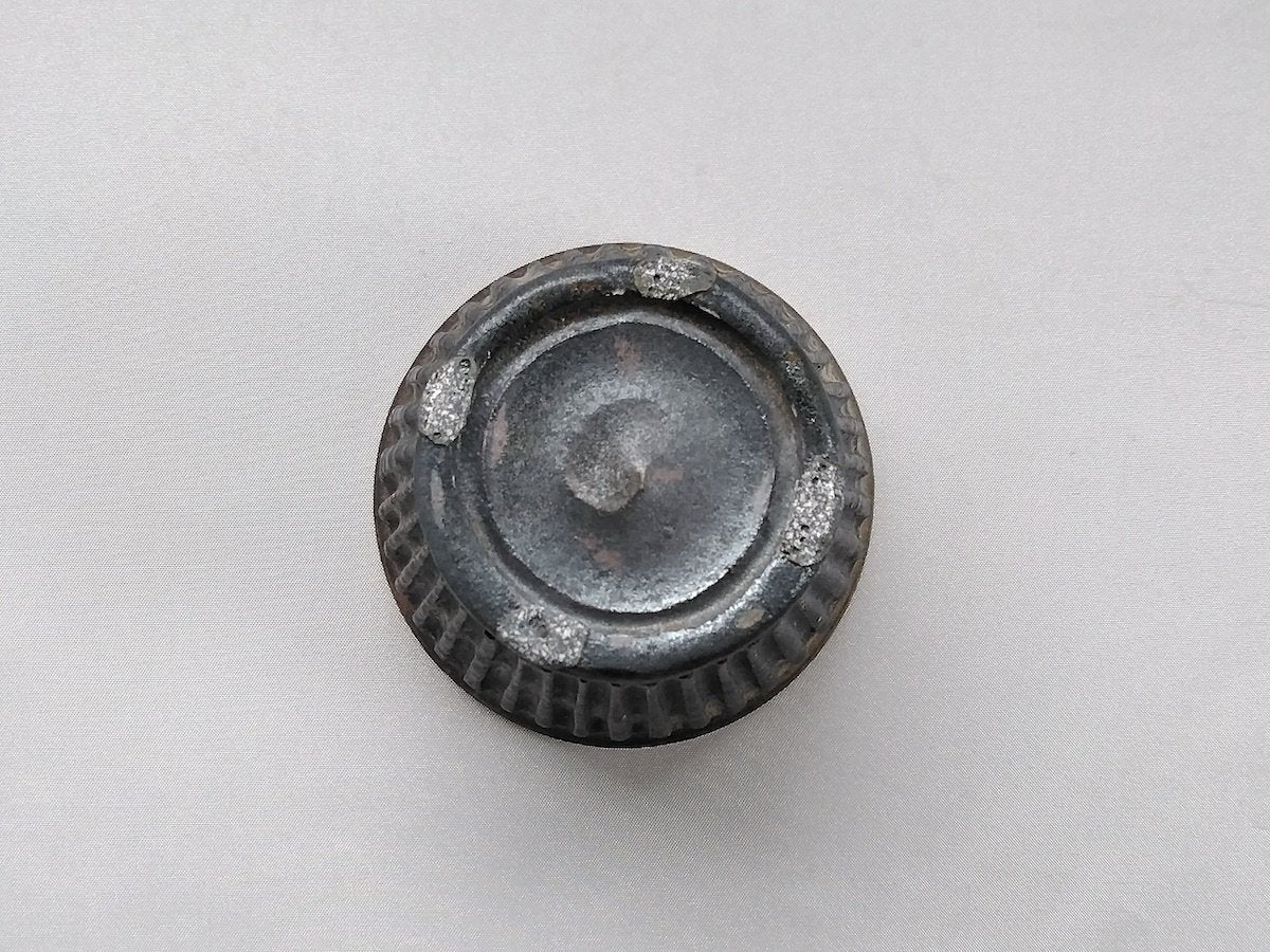 鉄黒しのぎそば猪口【益子淳一】