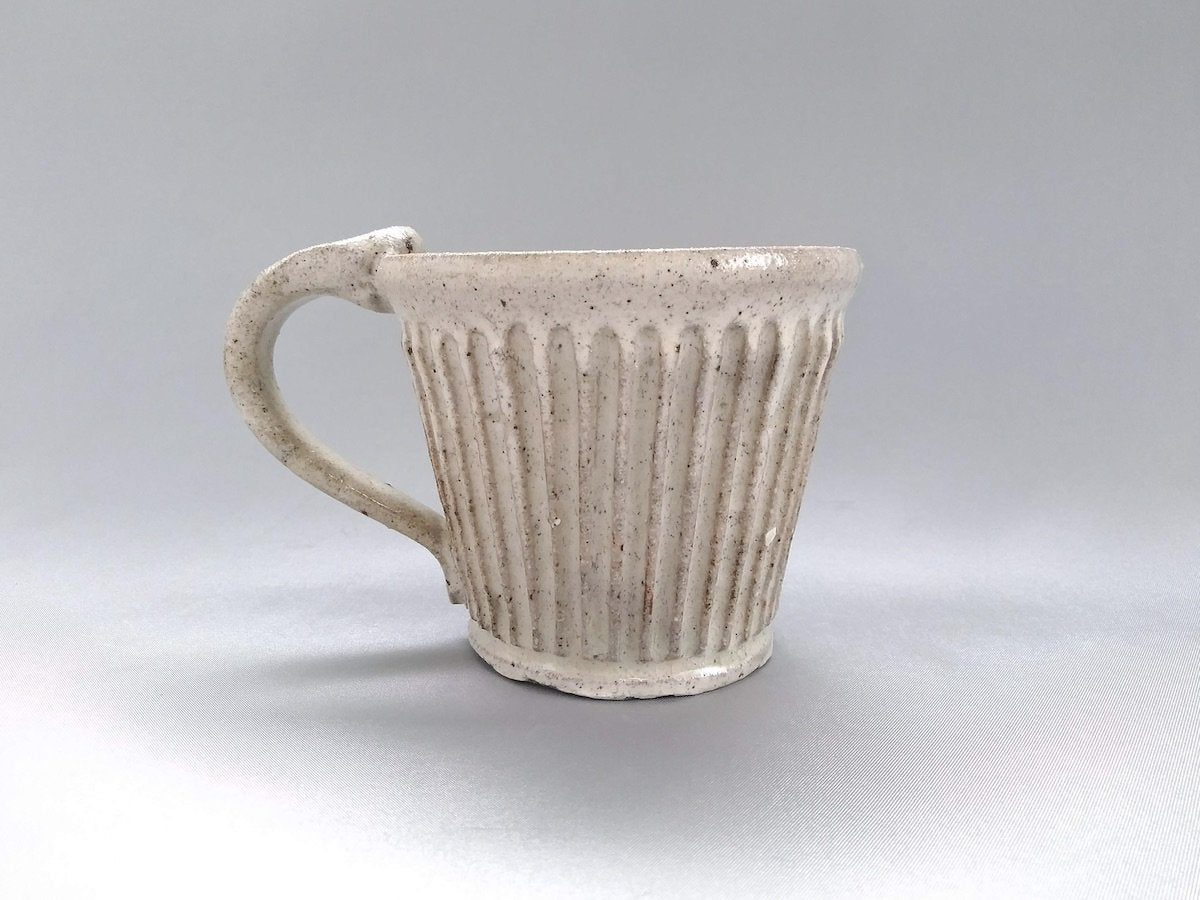 粉引しのぎマグ【益子淳一】