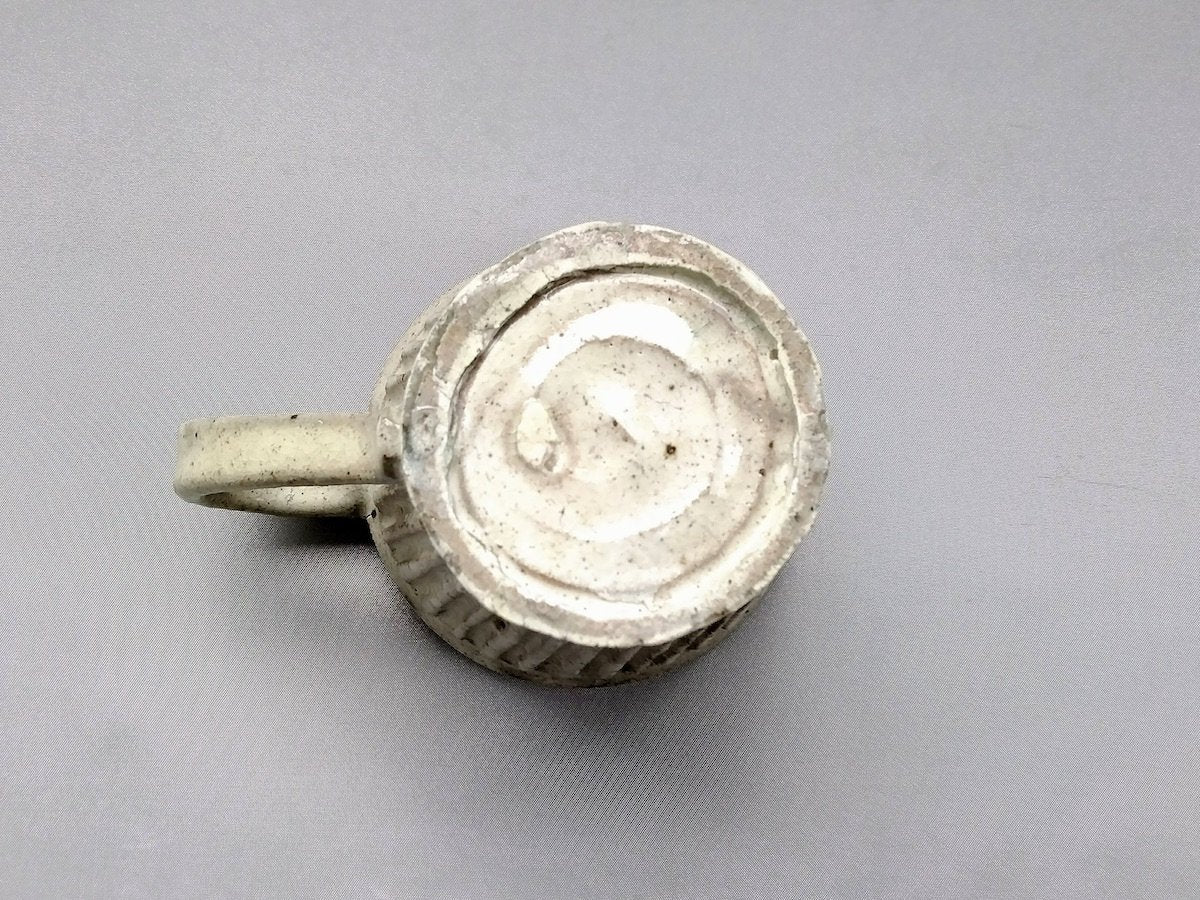 粉引しのぎマグ【益子淳一】