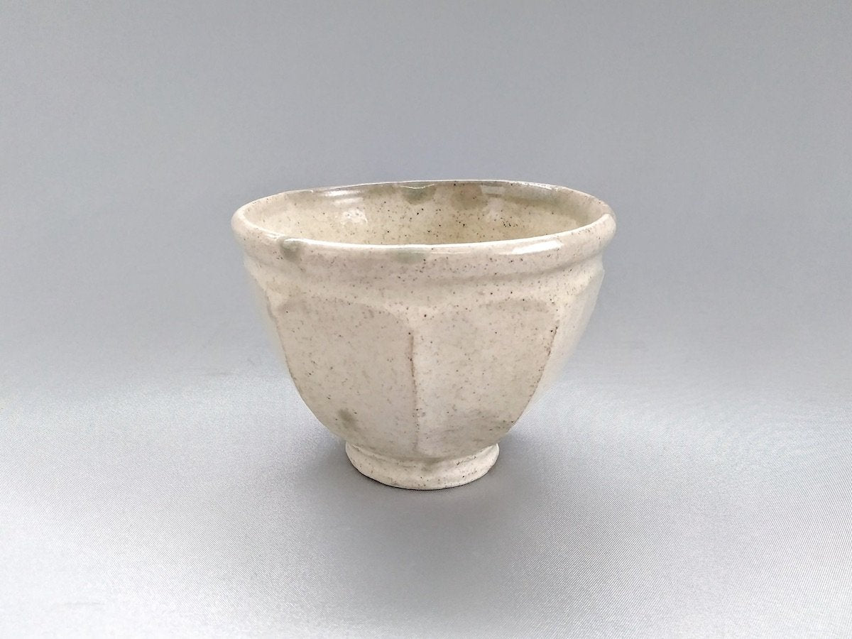 粉引面取り汲出【益子淳一】