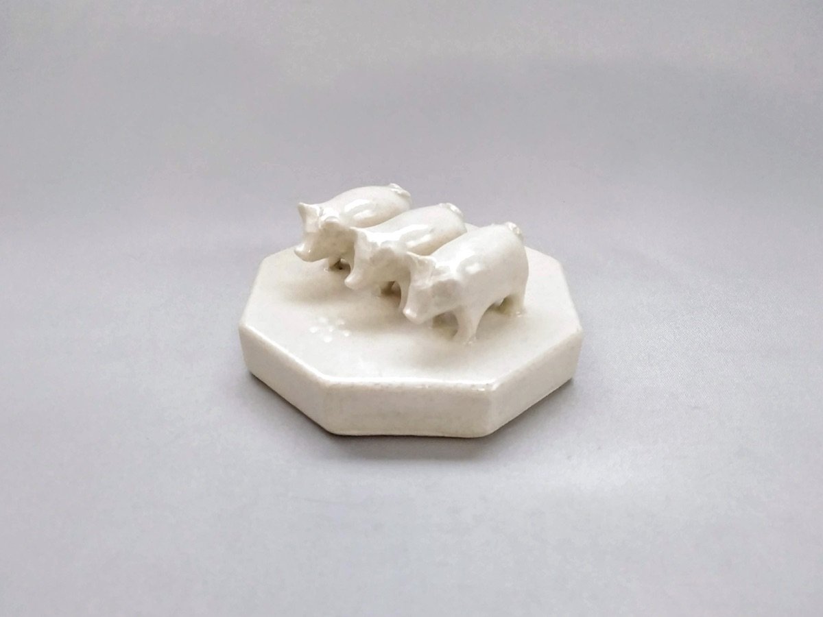 落し蓋 白【牧田亮】