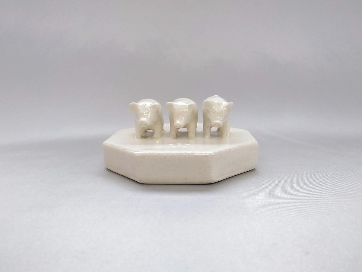 落し蓋 白【牧田亮】