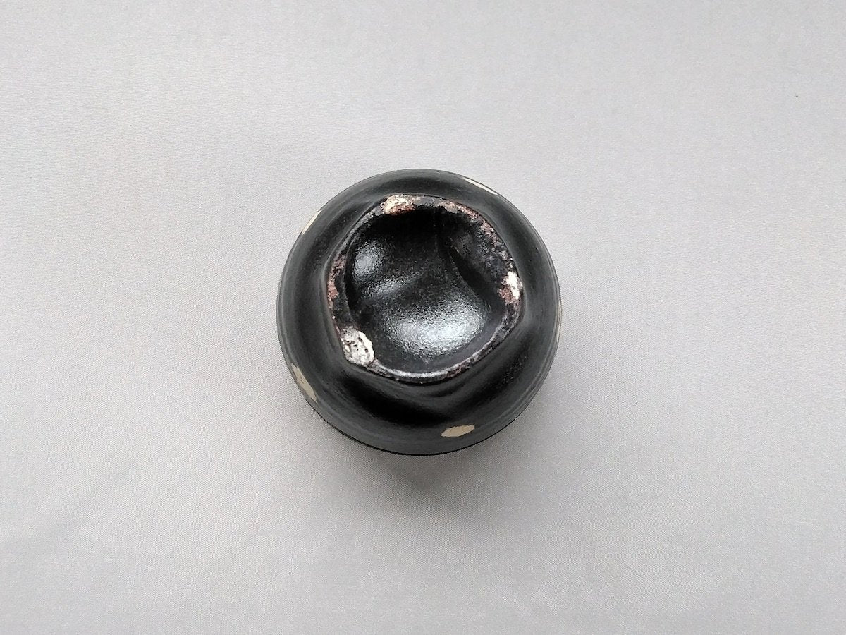 黒釉ドット煎茶【山本一仁】