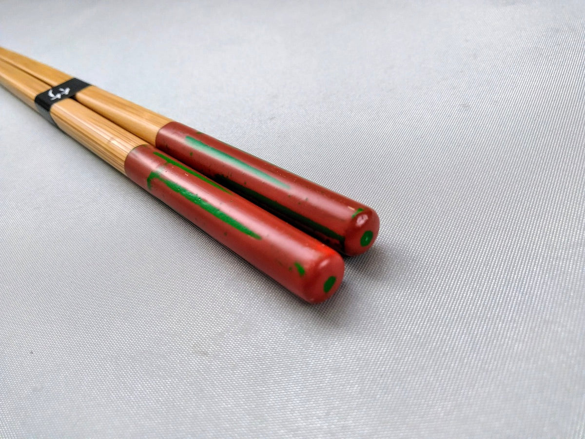 丸研出箸大 茶【大内工芸】