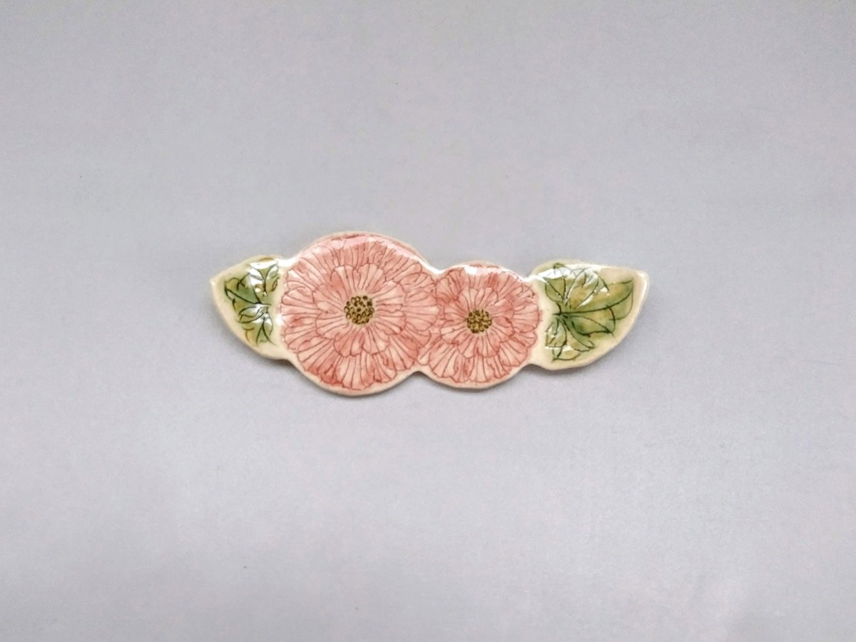 牡丹花カトラリー置き赤【加藤芳平】