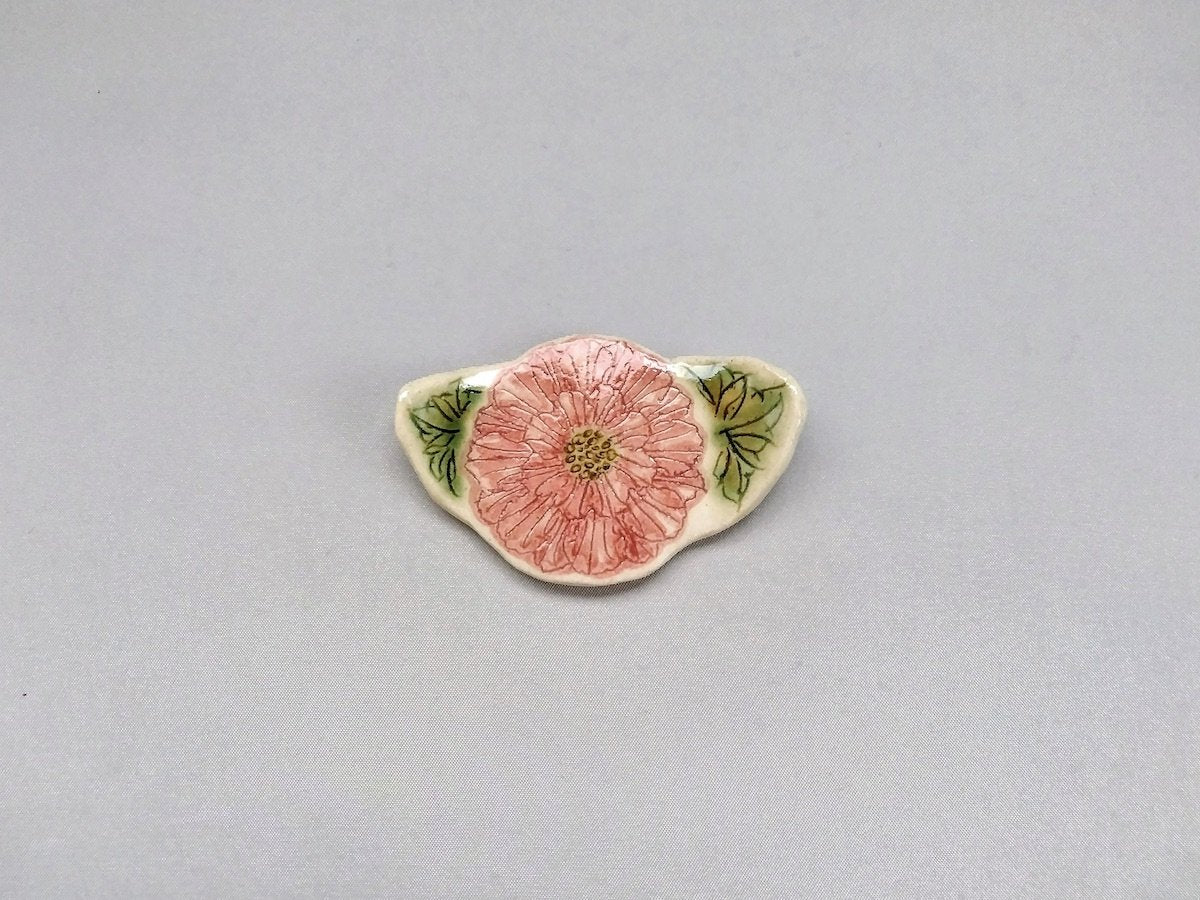 牡丹花箸置き赤【加藤芳平】