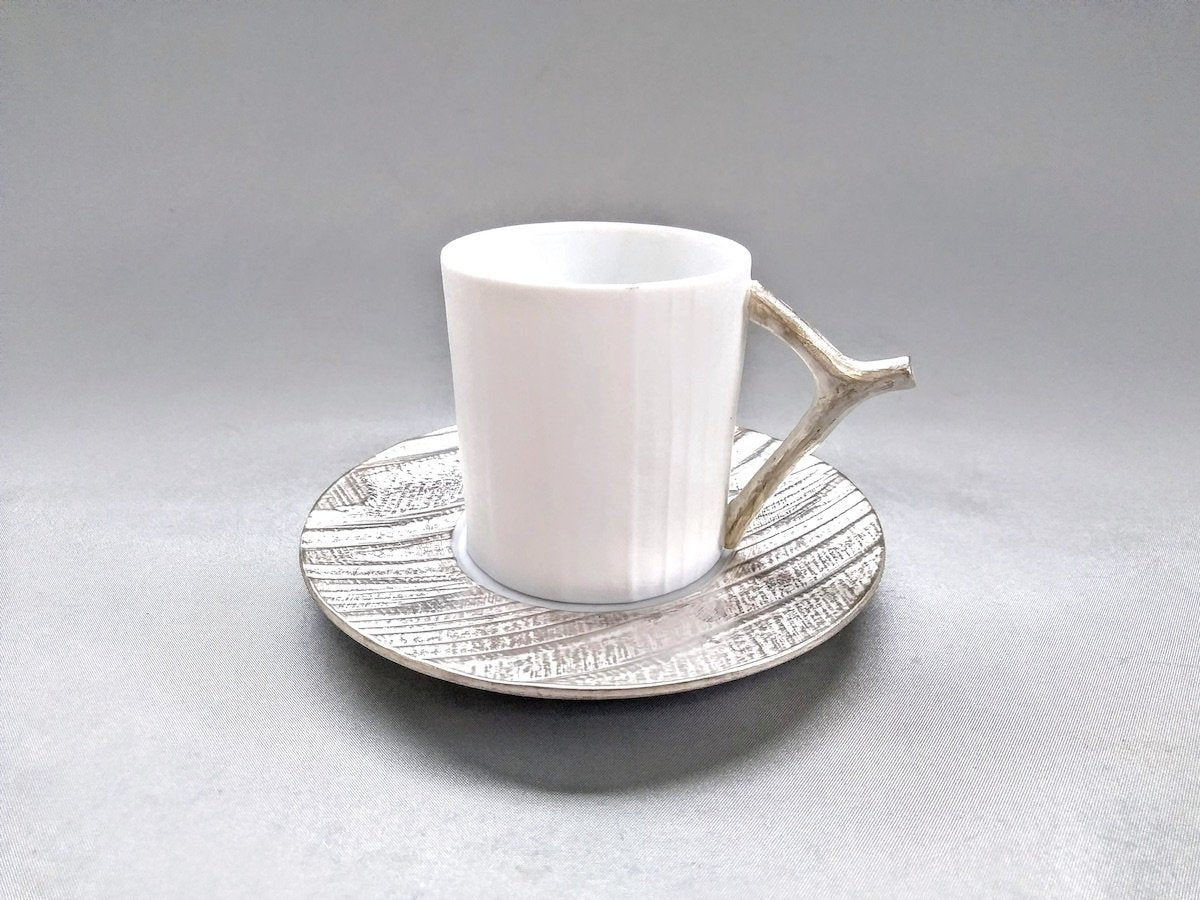 木目コーヒーC/S Silver【やま平窯】