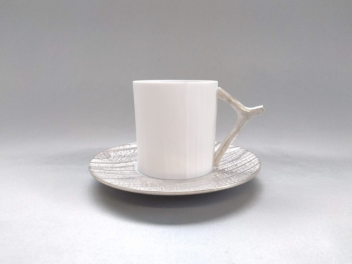 木目コーヒーC/S Silver【やま平窯】