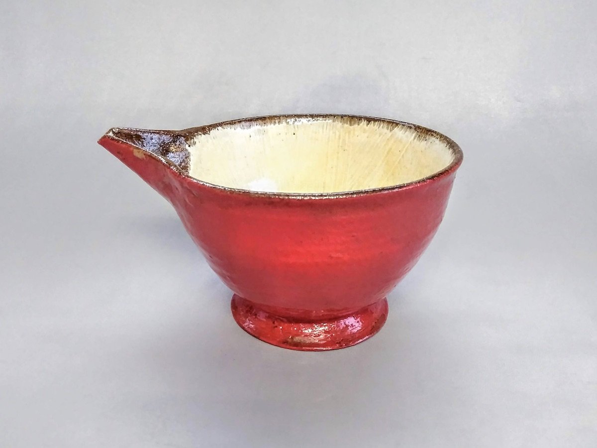 塗化粧片口注器 赤【大原拓也】