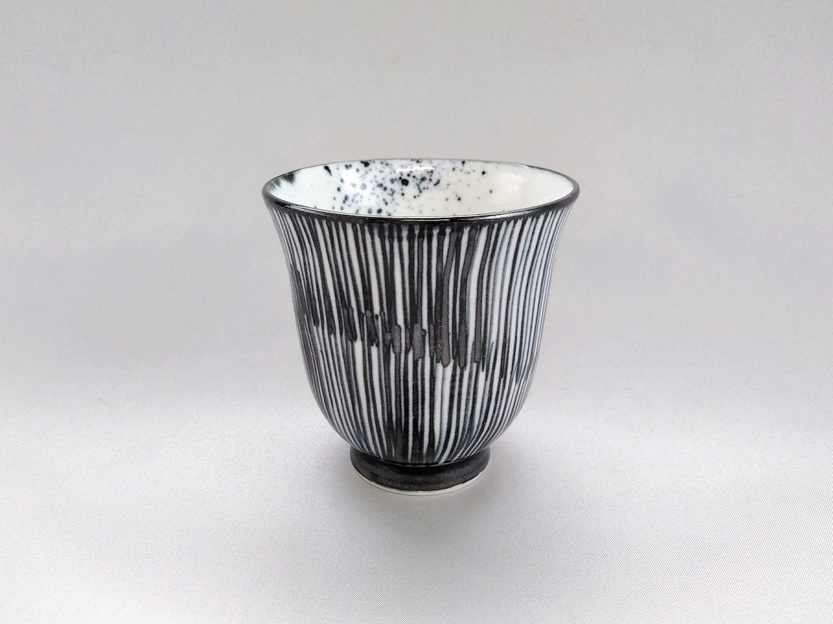 乱れ十草湯呑大【福峰窯】