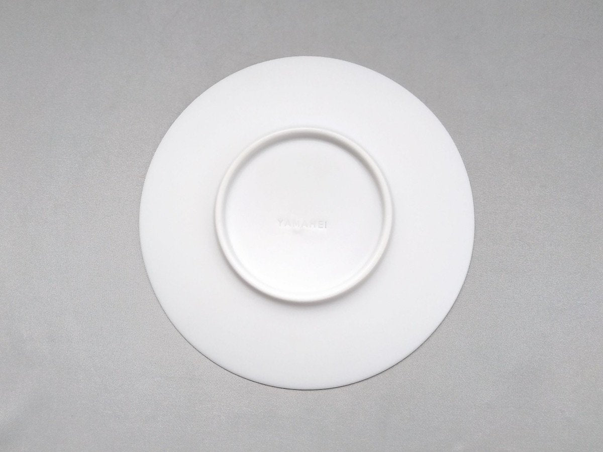 泡ラウンドプレート 16.5cm blue【やま平窯】