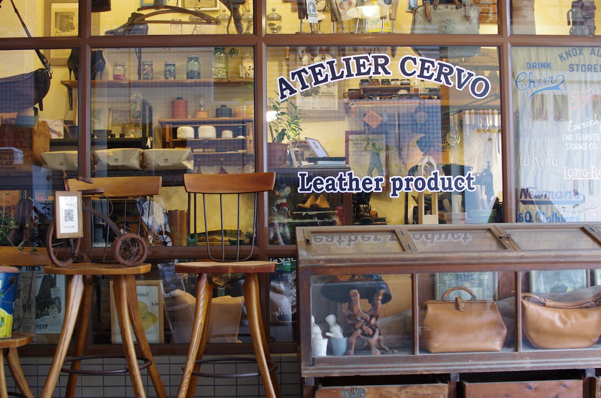 横浜元町のレザーショップ Atelier Cervo(アトリエ チェルボ)