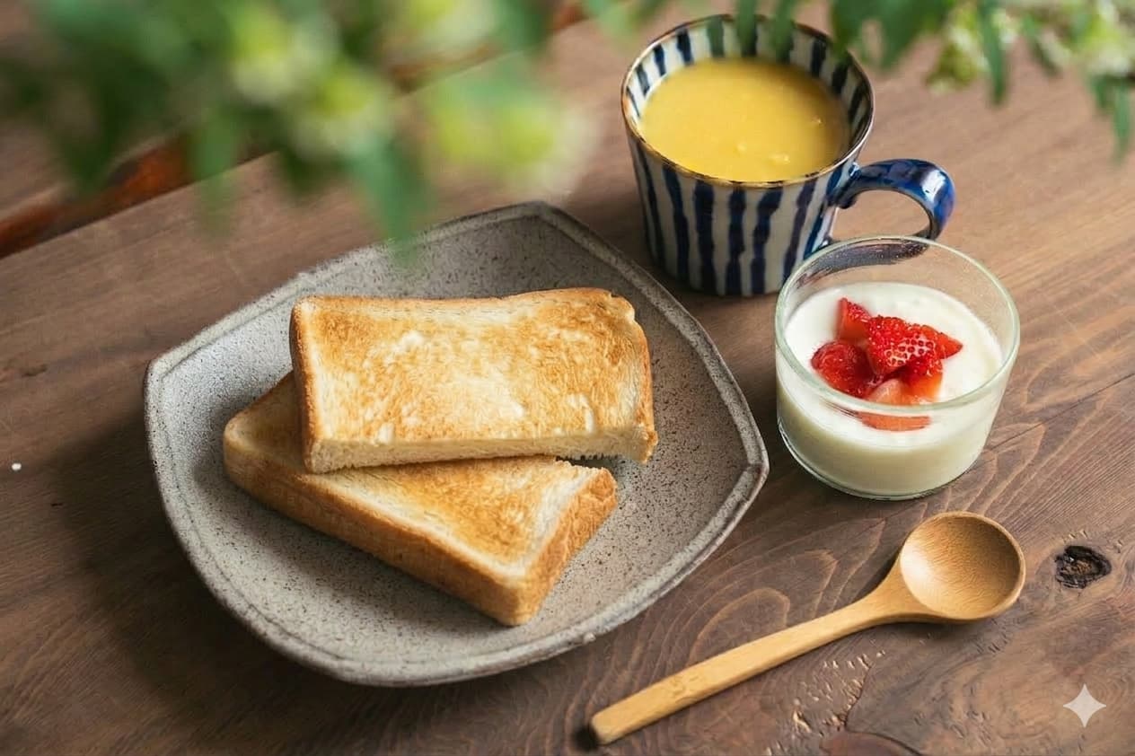楽したい日の朝ごはんに「パンのうつわ」