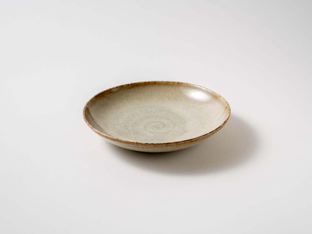 Straw ash crystal glaze 6-inch bowl [Yuya Takahashi]
