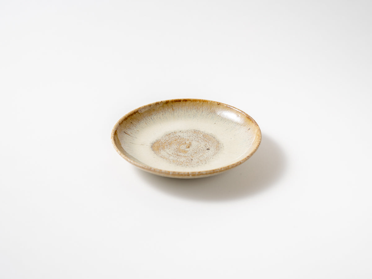 Straw ash crystal glaze 5-inch pot [Yuya Takahashi]