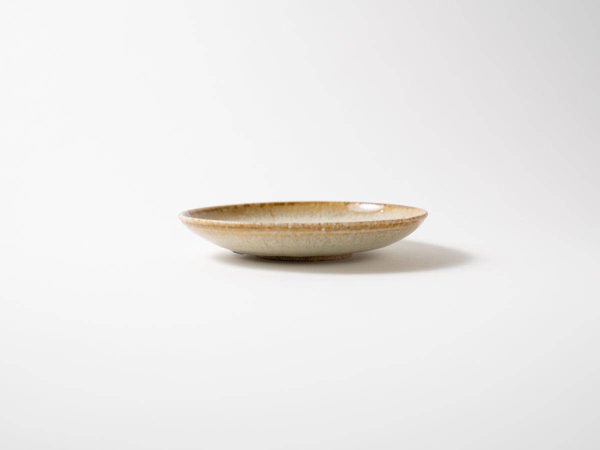 Straw ash crystal glaze 5-inch pot [Yuya Takahashi]