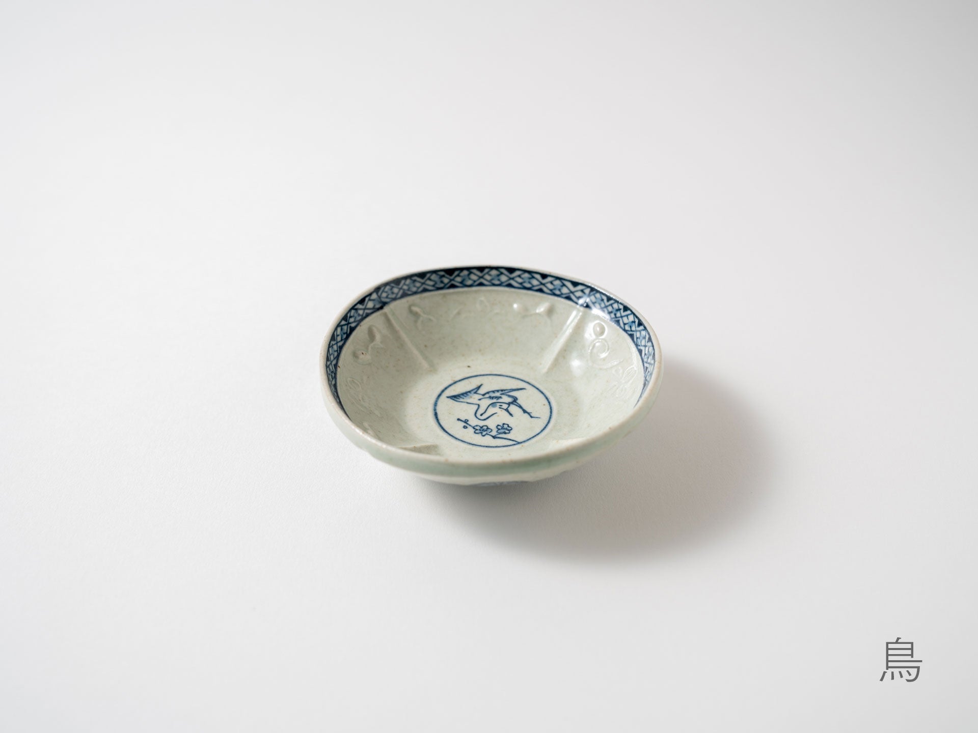 Round arabesque small plate [Sachiko Niijima_23ex]