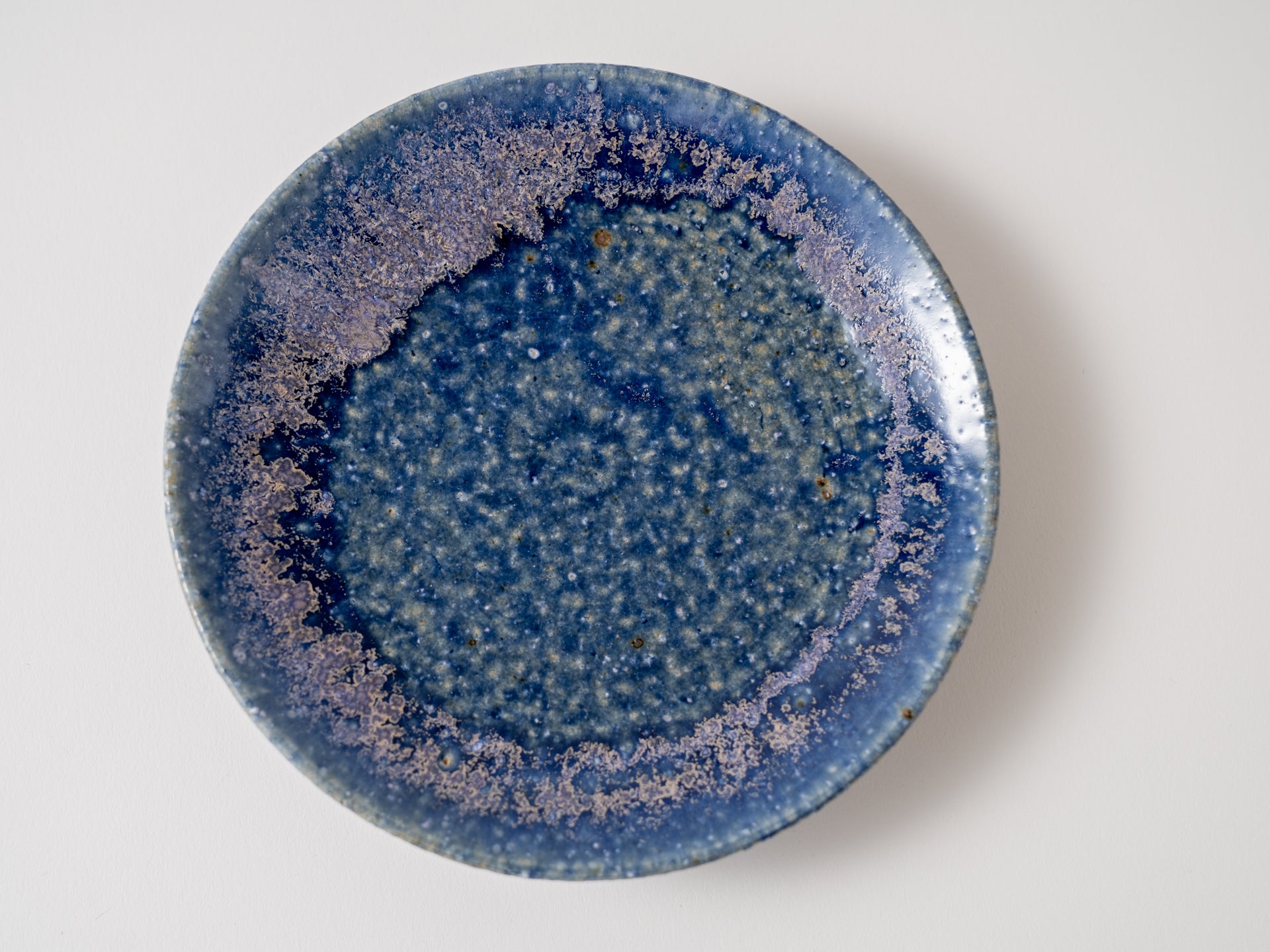 Blue 5-inch plate [Yuya Takahashi]