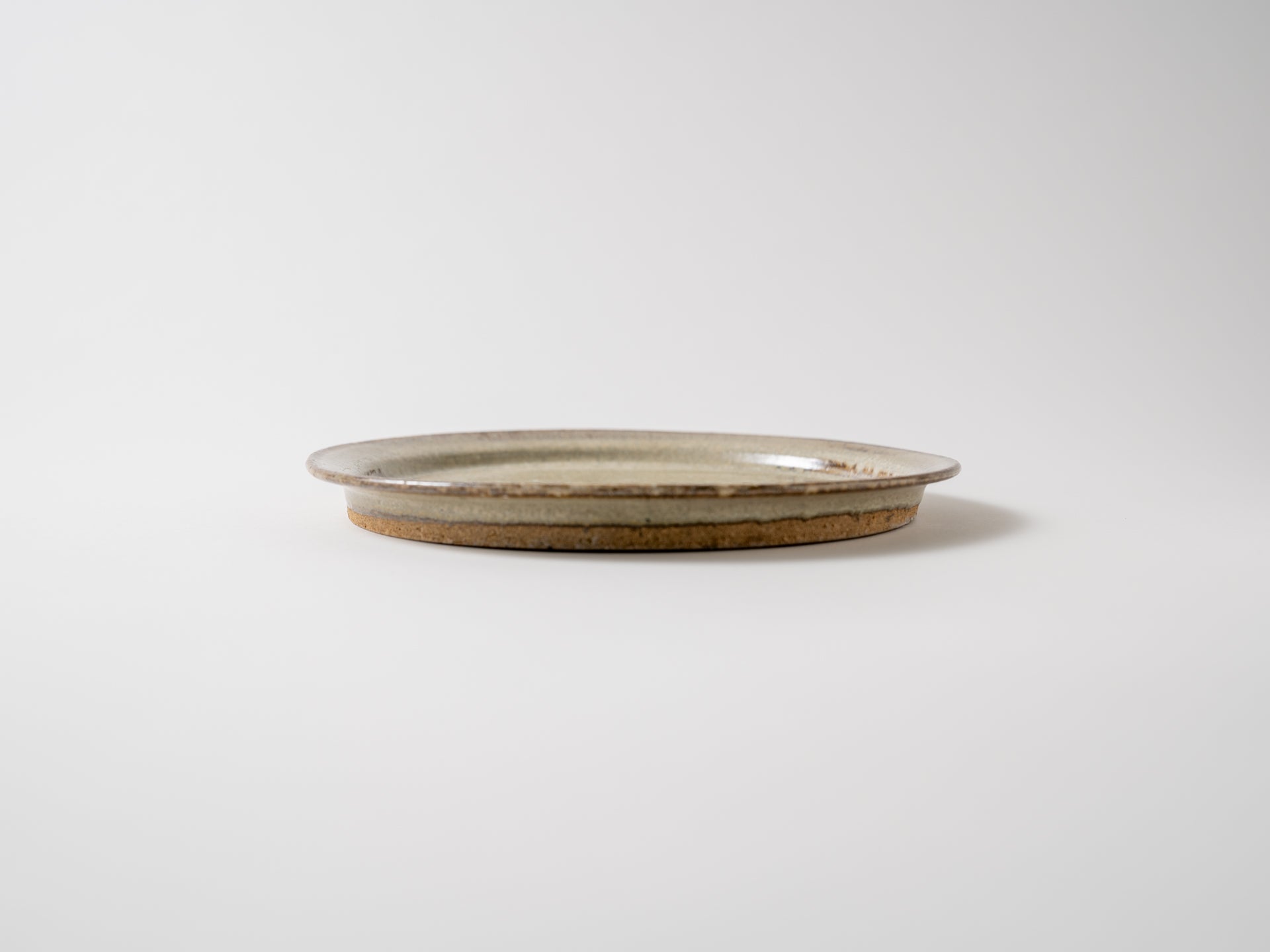 Straw ash crystal glaze 7-inch plate [Yuya Takahashi]