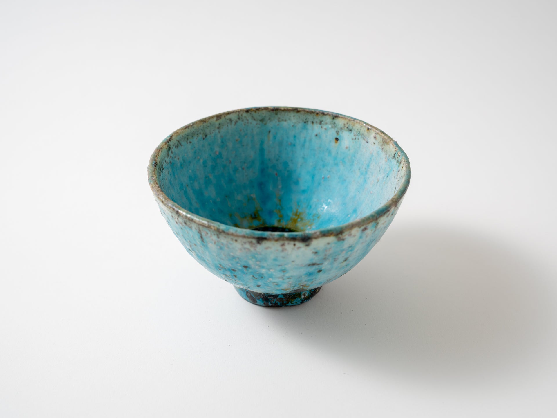 Large blue tea bowl [Shinichi Kotsuji]
